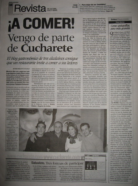 Sabadete de Cucharete - Diario de Alcalá